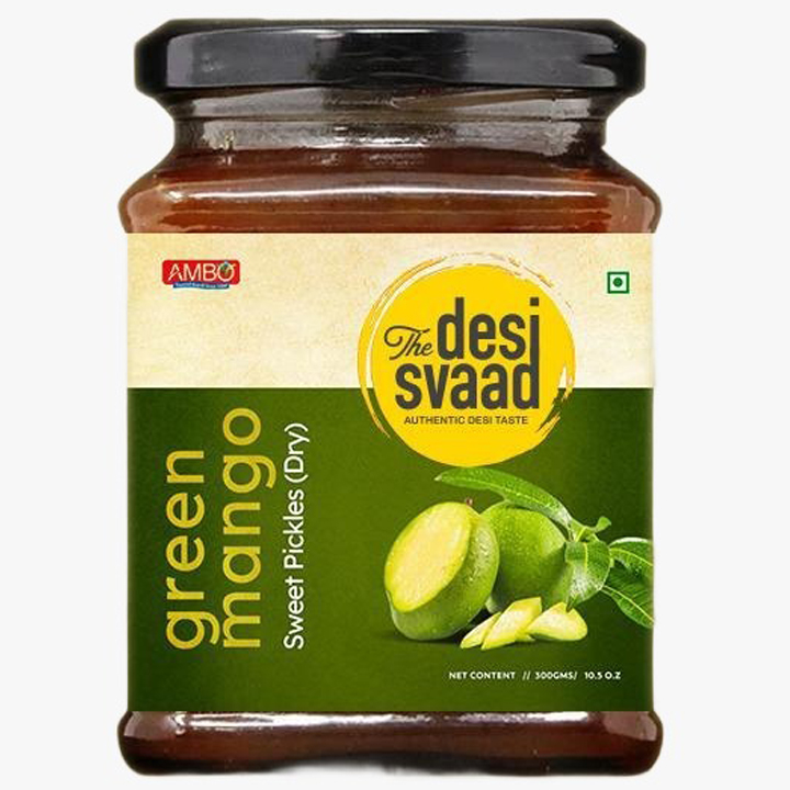 Green Mango Sweet Pickles (Dry)
